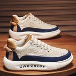 Men's Casual Sneakers Trendy Comfy Walking Skate Shoes Spring And Summer