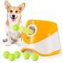 Outdoor Pet Automatic Tennis Ball Launcher - Dog Training Toys - Interactive Pet Toy For Fetch Training And Exercise