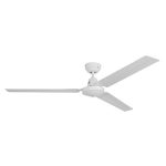 Industrial Ceiling Fan 3 Blades White Motor Power 60W