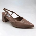 Madison Nanny Block Heel - Nude - 8