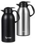 2 Pcs Thermal Coffee Carafe 102 Oz / 3L - Up To 36 Hours Hot Insulated Stainless Steel Airpot For Hot Liquids Coffee Carafes For Keeping Hot Coffee