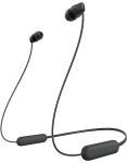 Sony WI-C100 Wireless In-ear Headphones With Neckband IPX4 Waterproof And Sweatproof Up To 25 Hours Battery Voice Assistant Comp