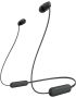 Sony WI-C100 Wireless In-ear Headphones With Neckband IPX4 Waterproof And Sweatproof Up To 25 Hours Battery Voice Assistant Compatible - Black
