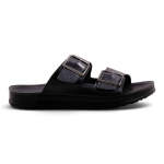 Slide Men All Black - All Black 47 Leather