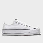 Converse Chuck Taylor All Star Canvas Platform Lo _ 166708 _ White - 3 White