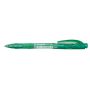 Liner Click Ballpoint Pen - Green - Medium - Box 10