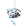 Shenhe Character Keyring & Bag Ring - Cute Cartoon Keychain