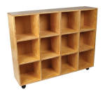 12 Cube Pigeon Hole Locker On Castors - Coo