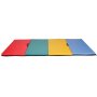 4 Section Portable Gymnastics Aerobic Yoga Exercise Mat