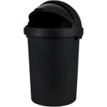 50L Fliptop Allblack Bin