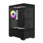 Raidmax I802 Air E-atx |atx Micro-atx Mini-itx Argb Mid-tower Gaming Chassis - Black