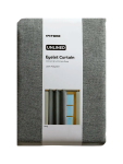 Grey Unlined Eyelet Curtain 140X218CM - 140 X 218 Cm Grey