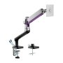 LinkQnet 17-32" Single Monitor Aluminium Spring-assisted Arm With USB Ports