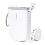 NB525 - - D11_H - 300DPI - Portable Bluetooth Label Printer Inc Free Label Roll White