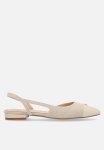 Polo Round Slingback Flat - Neutral