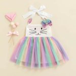 Sequins Bunny Halterneck Dress
