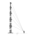 Rohn Telescopic Mast 13.4 M