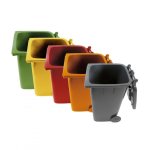 Mobile Refuse Bin 240L Orange