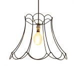 Adele Metal Wire Pendant Light Black
