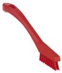Vikan Hard Detail Brush Red 205MM - Industroclean