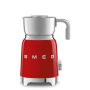 Smeg Retro Milk Frother - Fiery Red MFF01RDSA