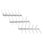 Plastic Bird Spikes Clear 3 Piece
