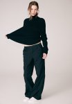 Canvas Cargo Trousers - Black