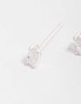 Sterling Silver Cubic Zirconia Marquise Stud Earrings