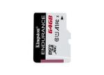 Kingston 64GB Microsdxc Endurance 95R 30W C10 A1 Uhs-i Card Only