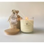 Charisma Wooden Top Soya Candle Ispahan Rose 250G