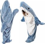Kids Fluffy Shark Sleeping Bag - 2XL Pink