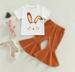 Bunny T-Shirt And Toffee Bell Bottoms