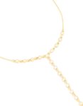 Goldair Gold Plated Bezel Cubic Zirconia Y-necklace