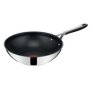 Tefal Jamie Oliver Kitchen Essential Stainless Steel Wok Pan 28CM