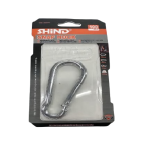 Silver Carabiner Spring Snap Hook Clip