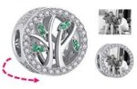 CAS101953 - 925 Sterling Silver Tee Personalized Photo Charm