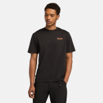 Outdoor Inspired Back Graphic T-Shirt For Men - XXL Black