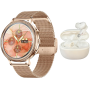 Smartwatch & Bluetooth Earbuds Gift Set For Active Women