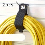 2PCS Easy-install Cable Management Clips - Versatile Cord Organizers With Hooks & Loops For Home Rv And Garage Storage