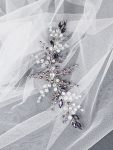 Brihasory Crystal Bridal Hair Accessories For Women Elegant Handmade Rhinestone Headband Wedding Hair Pieces For Brides Girls Ha