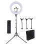 Zone 18 Inch Professional Rgb Ring Light With Tripod Remote And Carry Bag