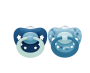 Nuk Silicone Signature Soother 18-36M Blue Mint/leaves