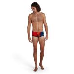 Speedo Men's Placement Digital 14CM Brief - Black dra - W42 Meddley Black pool