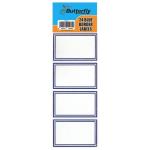 No Brand Labels Blue Border 24PC