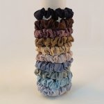 10PCS Elegant Pleated Hair Ties Elastic Hair Loops Trendy Hair Styling Accessories For Women And Daily Use Wear