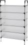 5 Tier For Entry Shoe Rack Organiser Stackable Shoe Rack