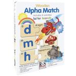 Wooden Alpha Match Educational Puzzle