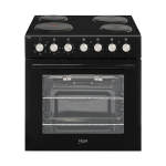 Oven & Solid Hob Box Set Black U336B-1