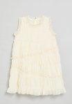 PoP Candy Asymetrical Tiered Dress - Cream