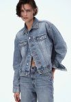 Short Denim Jacket - Blue